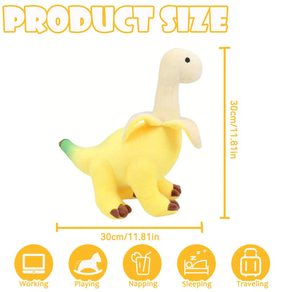 Huggable Cute Banana Brontosaurus Plush Toy