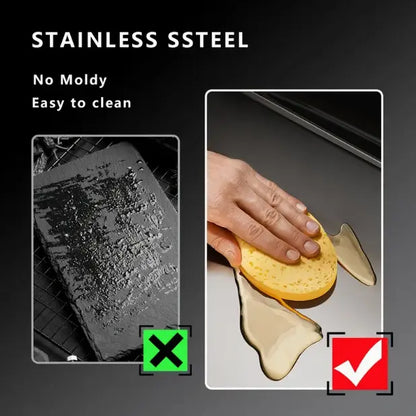 The Ultimate Hygienic Heavy-Duty Stainless Steel Cutting Board