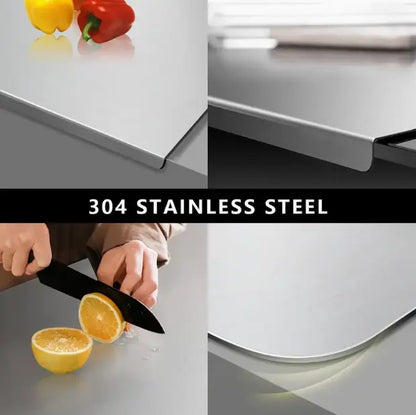 The Ultimate Hygienic Heavy-Duty Stainless Steel Cutting Board