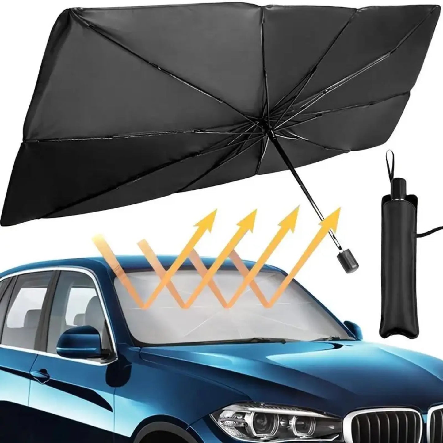 Instant Cool Shield: Complete UV Protection Car Windshield Umbrella