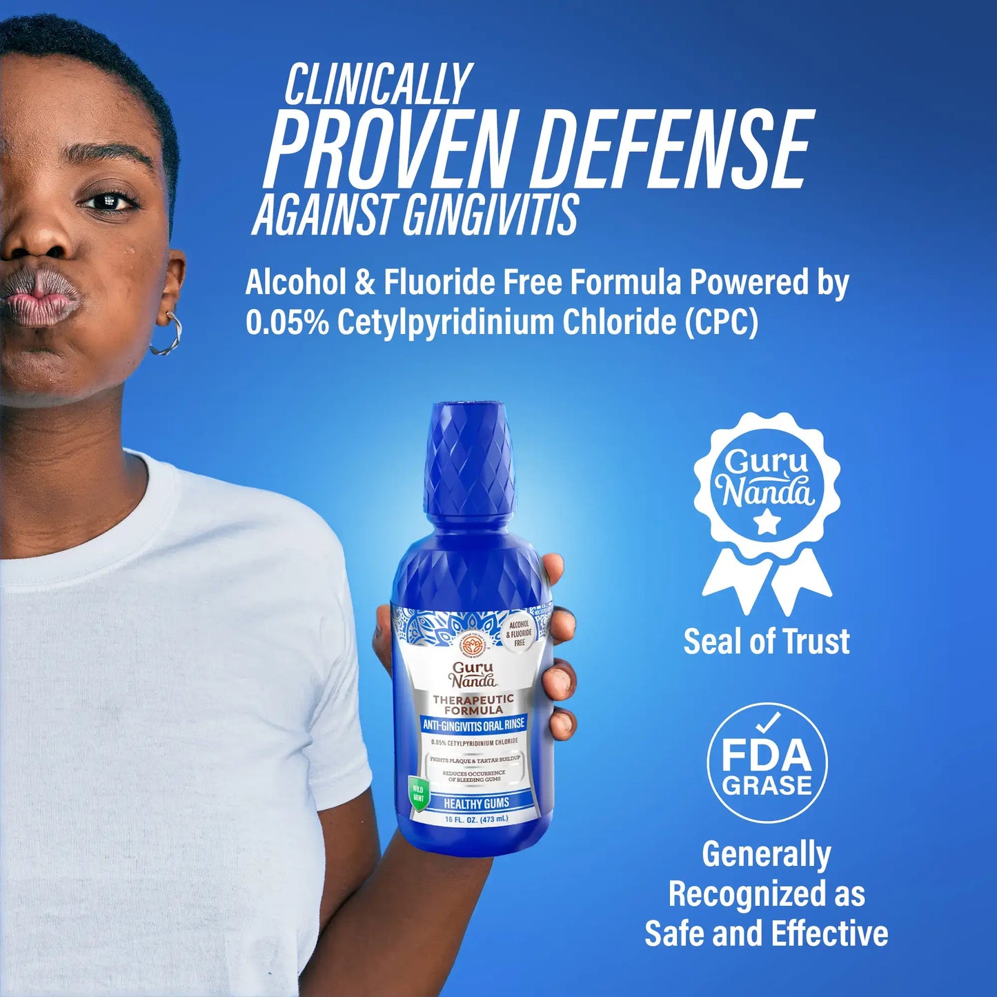 Natural Mouthwash for Complete Gum Health & Fresh Breath