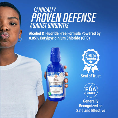 Natural Mouthwash for Complete Gum Health & Fresh Breath