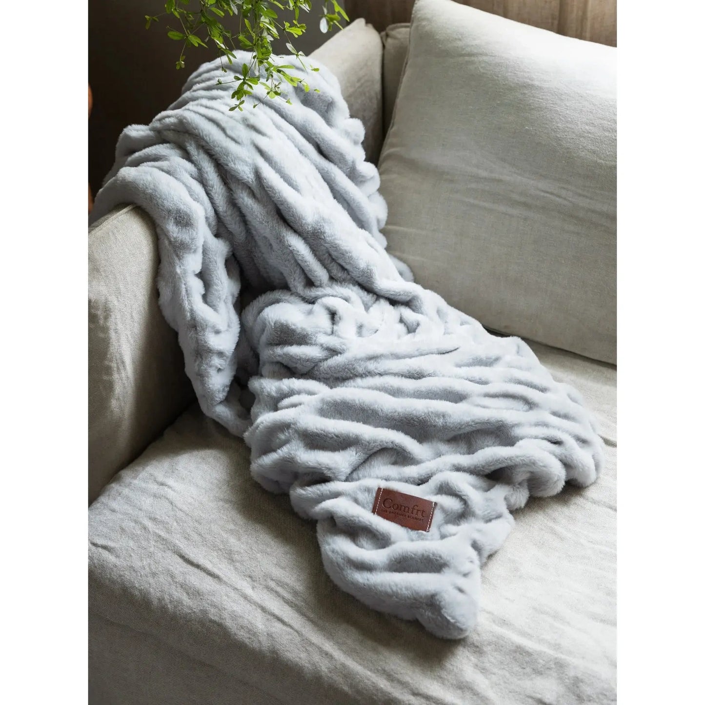 Ultra-Soft Bubble Fleece Luxury Throw Blanket