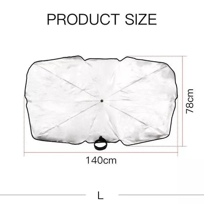 Instant Heat Shield: The Ultimate Foldable Car Windshield Umbrella