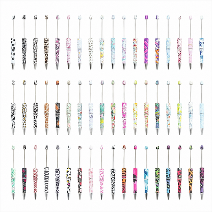 DIY Beadable Pens Bulk Set - Custom Creative Metal Ballpoint Pens