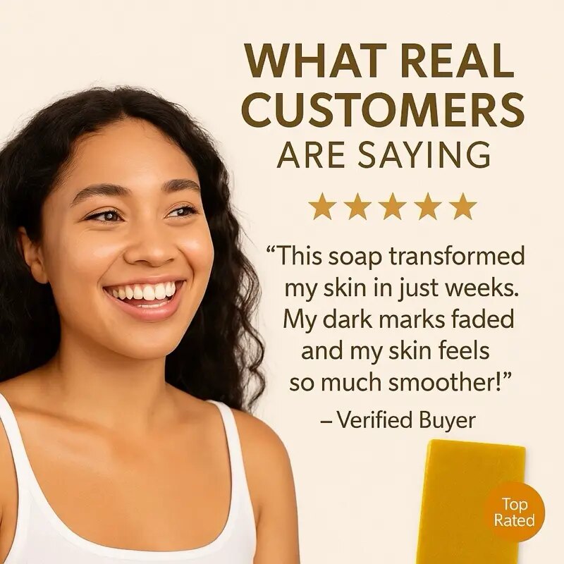 Natural Glow Turmeric & Kojic Acid Cleansing Bar Soap