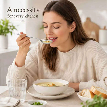 Premium Stainless Steel Soup Spoon Set
