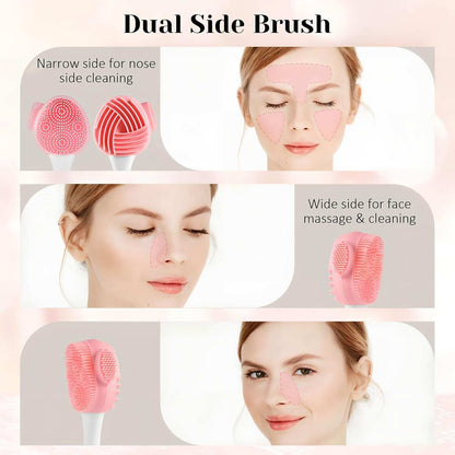 The Ultimate 3-in-1 Facial Cleansing Brush