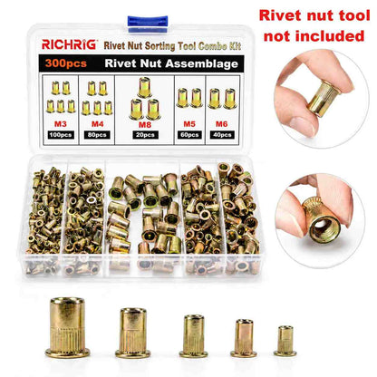 Pro M3-M8 Hand Rivet Nut Kit