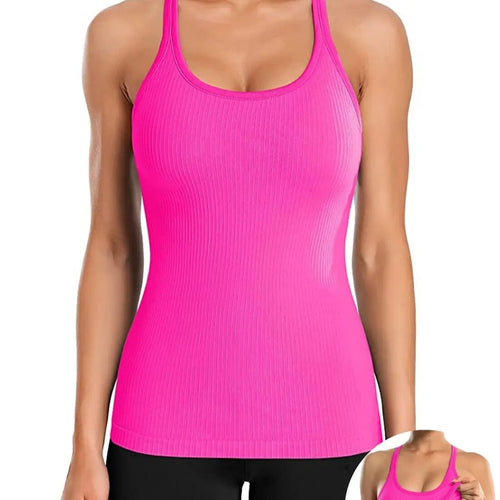 Moisture-Wicking Racerback Workout Tank Tops for Women