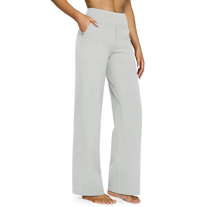 Ultimate Softness: Women's High-Waist Wide-Leg Yoga Casual Pants