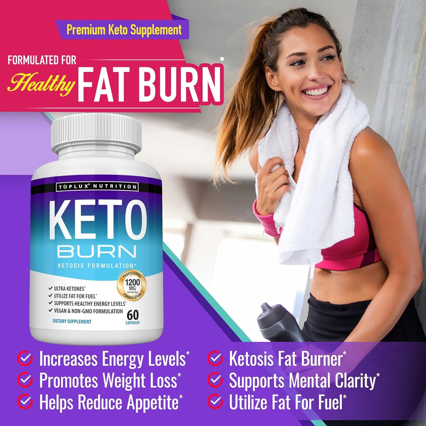 Advanced Keto Fat Burner with BHB Salts
