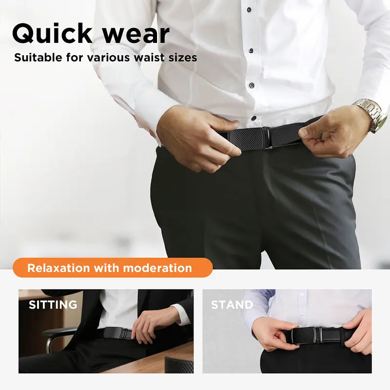 Perfect Fit Ratchet Belt For Men — Trim-To-Size Comfort With Instant Lock Precision