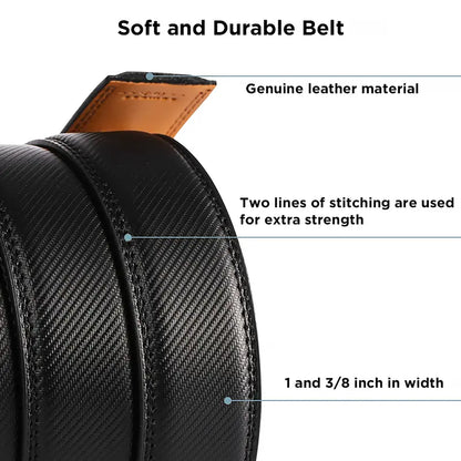 Perfect Fit Ratchet Belt For Men — Trim-To-Size Comfort With Instant Lock Precision