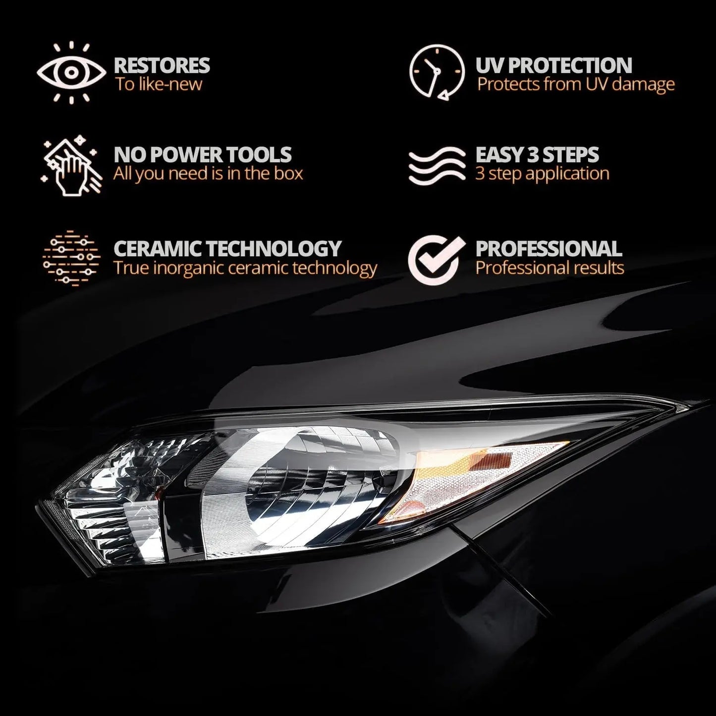 Bring Your Blurry, Oxidized Headlights Back to Brand New in Minutes