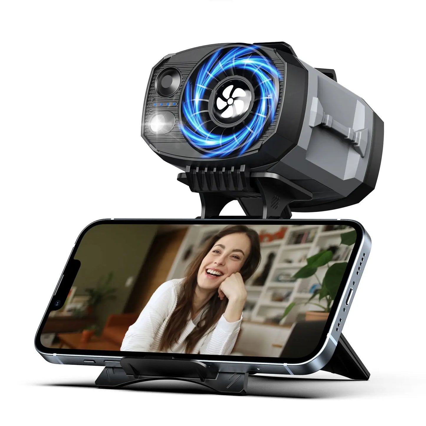 Ultra-Lightweight 4-Speed Portable Fan – Convertible Clip & Desk Stand