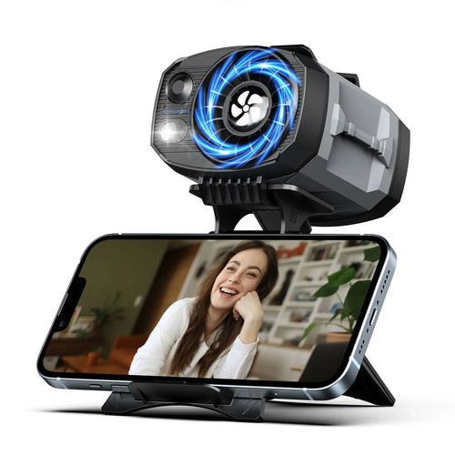 Ultra-Lightweight 4-Speed Portable Fan – Convertible Clip & Desk Stand