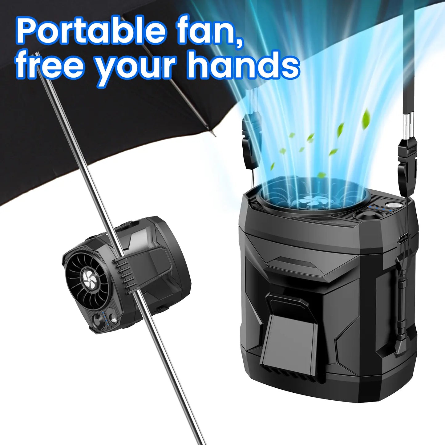 Ultra-Lightweight 4-Speed Portable Fan – Convertible Clip & Desk Stand