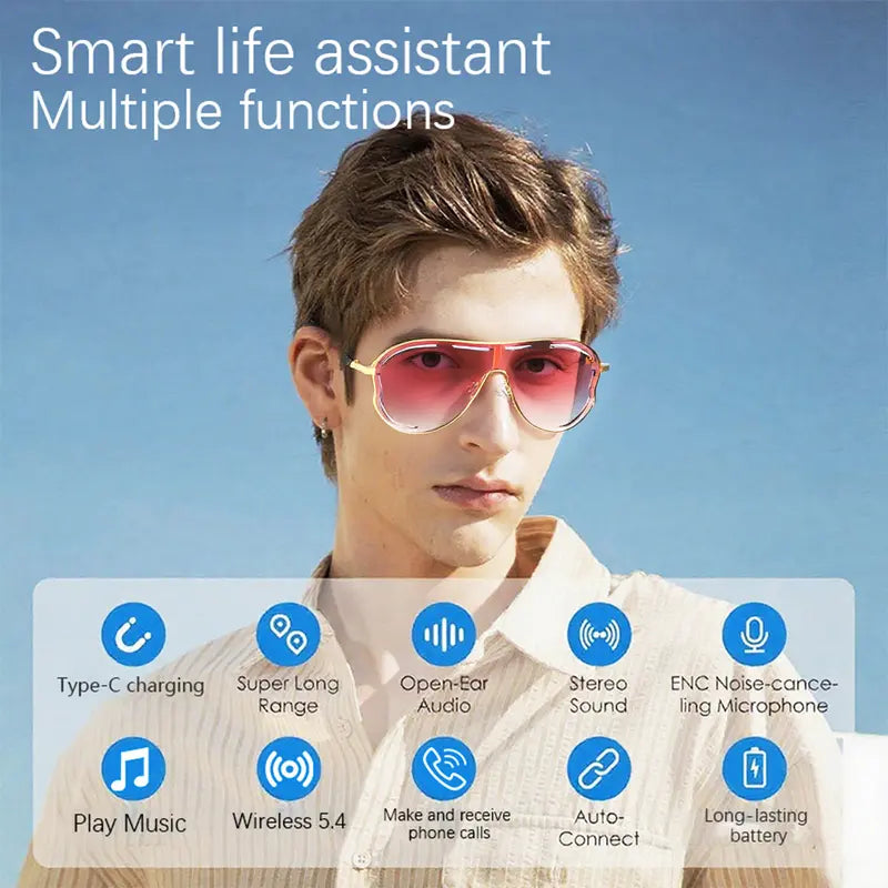 Ultimate Open-Ear Audio Smart Sunglasses