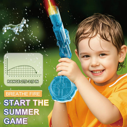 Ultimate Battle Water Gun Powerful Electric Water Gun, Water Blaster Automatic Squirt Gun with Glowing Muzzle