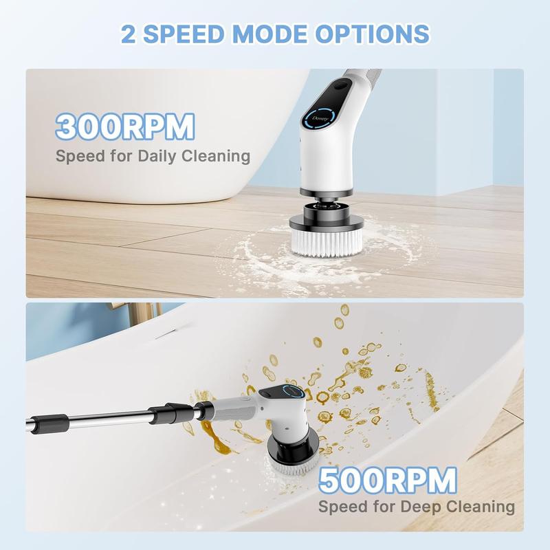 Electric Spin Scrubber, Cordless Power Scrubber Cleaning Tool