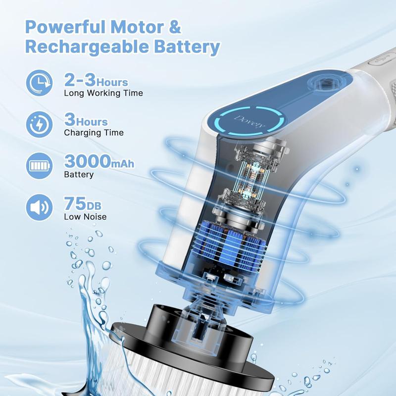 Electric Spin Scrubber, Cordless Power Scrubber Cleaning Tool