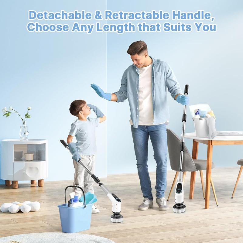 Electric Spin Scrubber, Cordless Power Scrubber Cleaning Tool