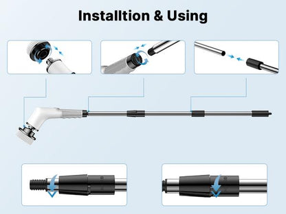 Electric Spin Scrubber, Cordless Power Scrubber Cleaning Tool