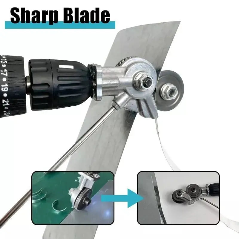 Turn Your Drill Into A Powerful Metal Cutter Instantly