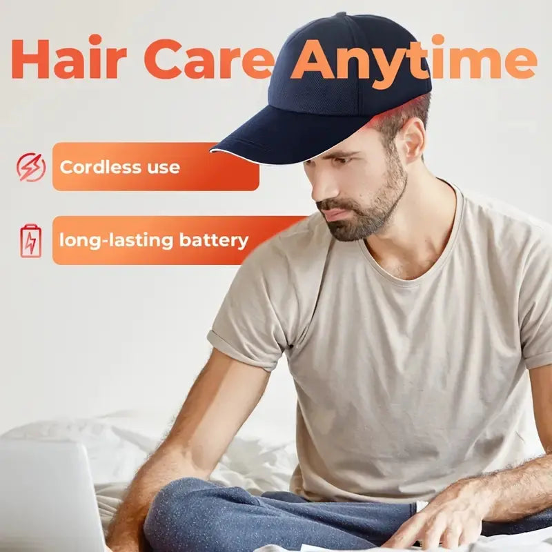 Regrow Thicker Hair with Clinical Red Light Hair Growth Hat