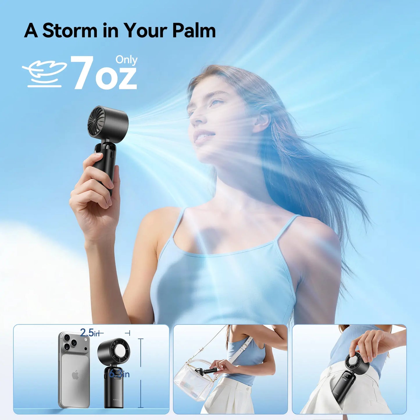 4-in-1 Turbo Fan: 21,000 RPM Ice-Cooling Peak