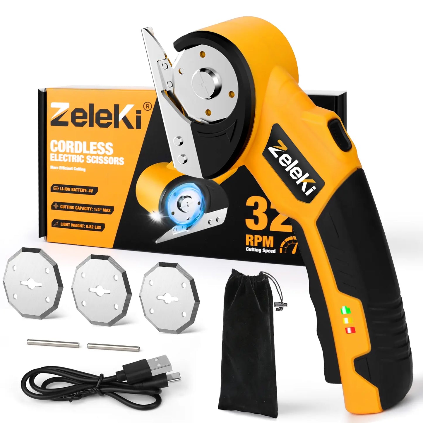 Effortless Power Cordless Electric Scissors