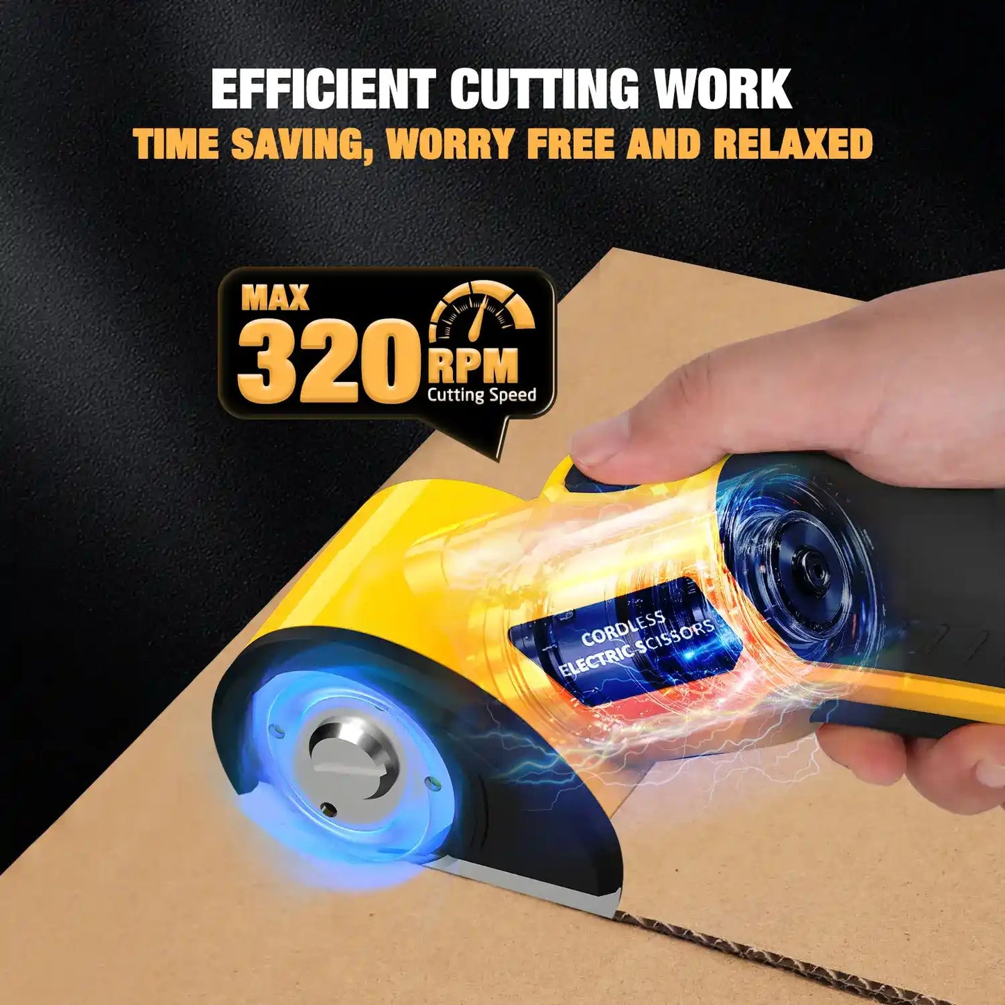 Effortless Power Cordless Electric Scissors
