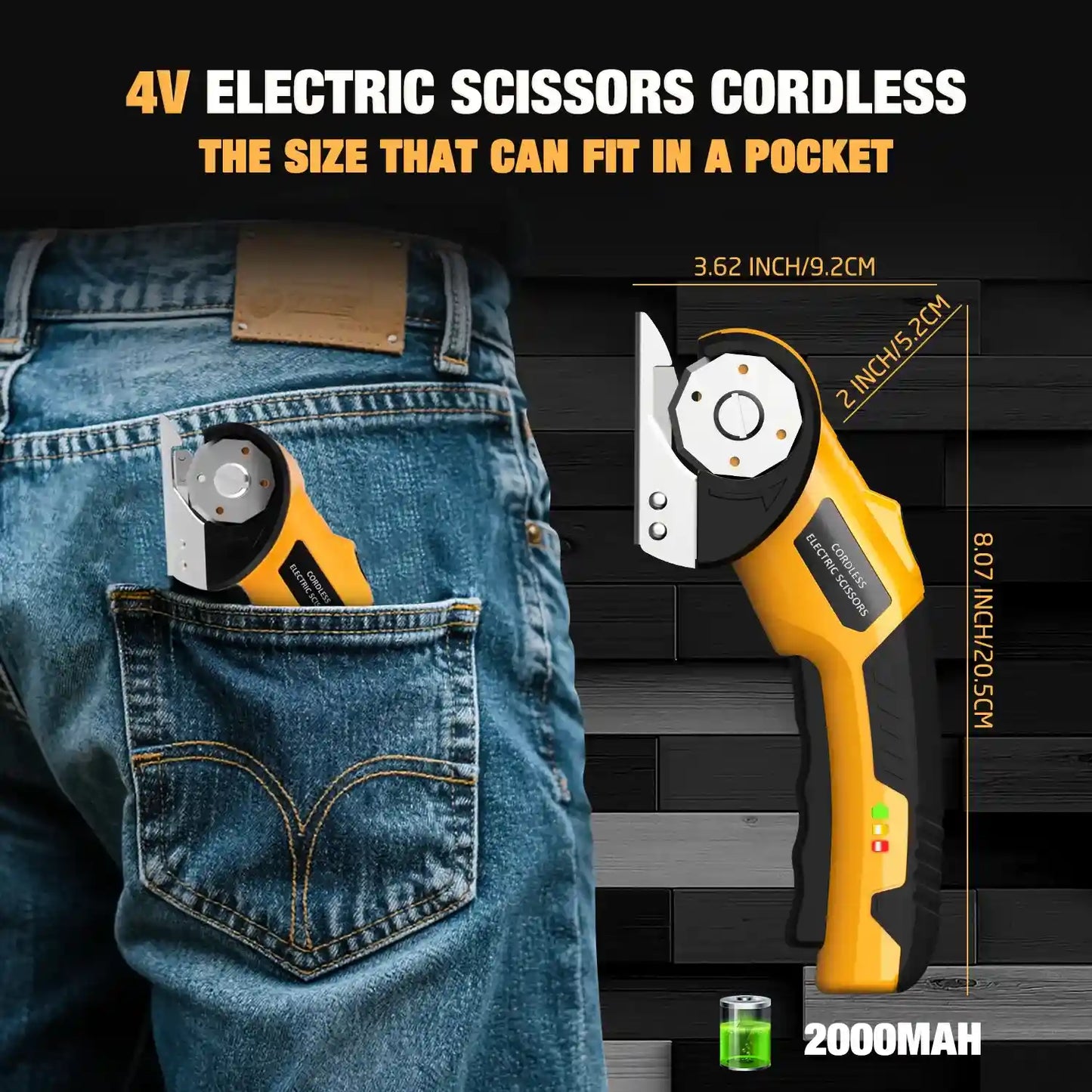 Effortless Power Cordless Electric Scissors