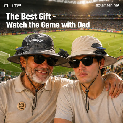 New Solar-Powered Outdoor Cooling Fan Hat