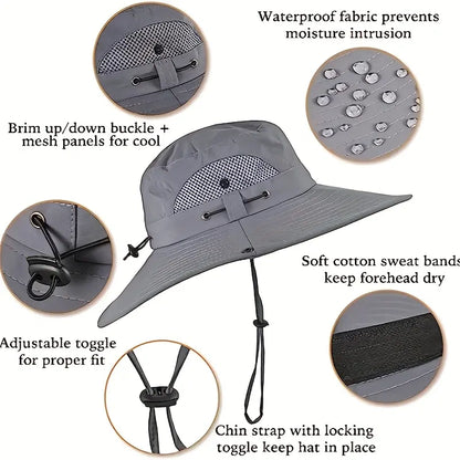 New Solar-Powered Outdoor Cooling Fan Hat