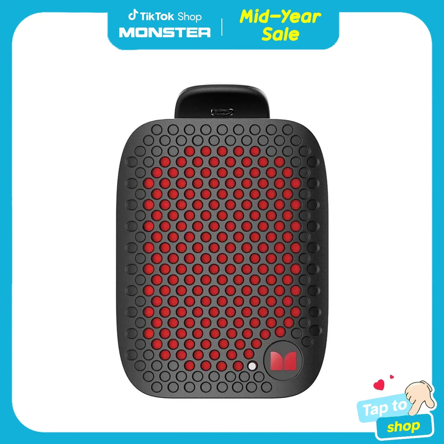 Ultra-Portable Clip-On Bluetooth Speaker