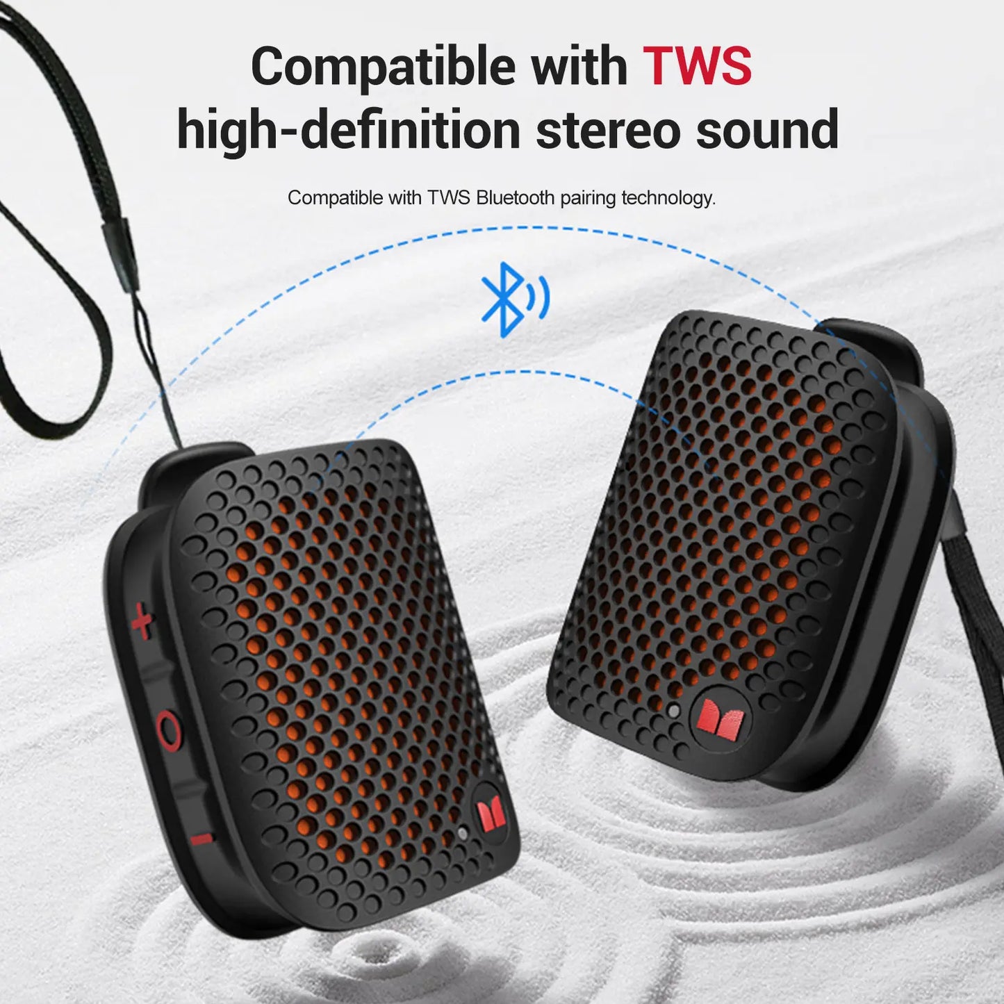 Ultra-Portable Clip-On Bluetooth Speaker
