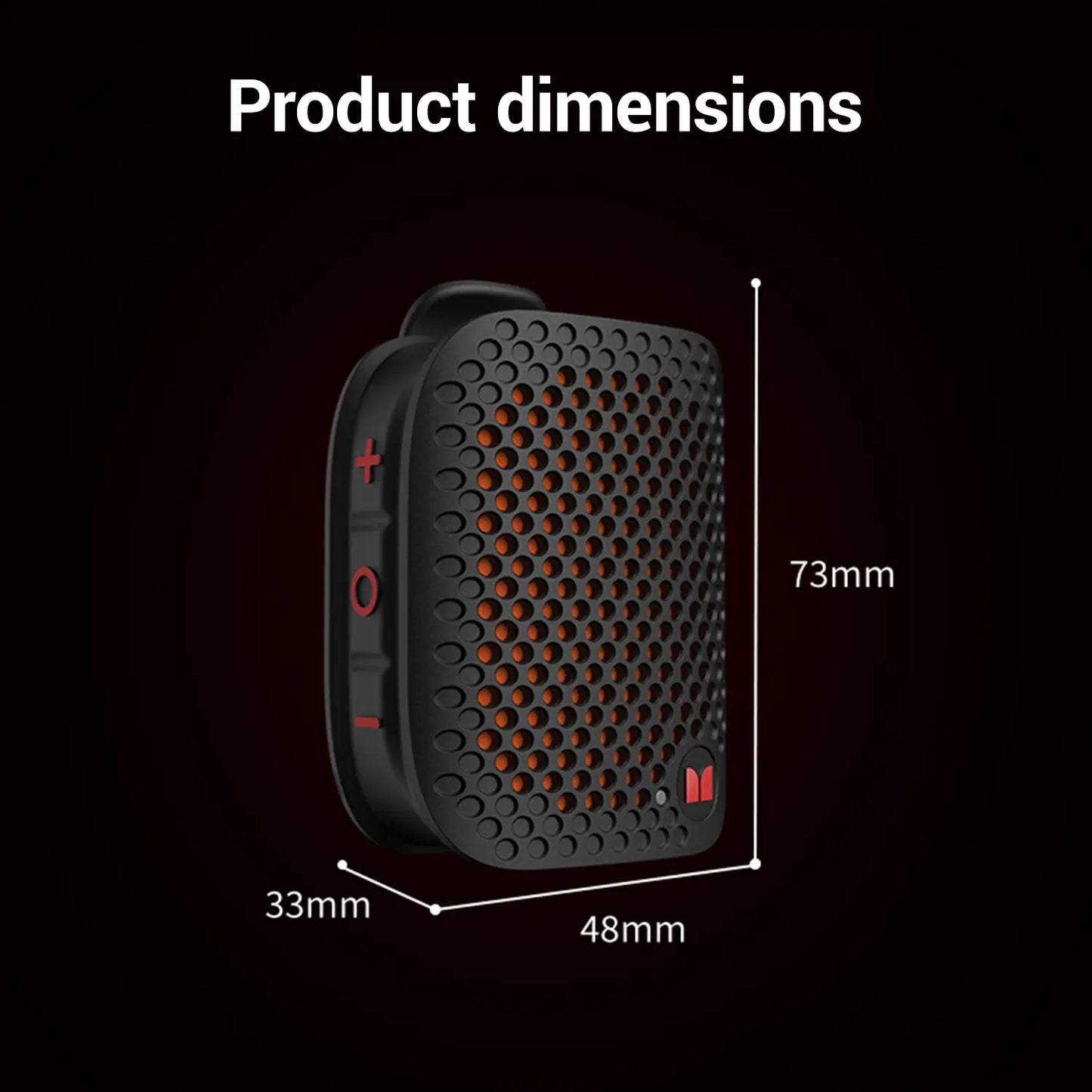 Ultra-Portable Clip-On Bluetooth Speaker