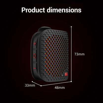 Ultra-Portable Clip-On Bluetooth Speaker
