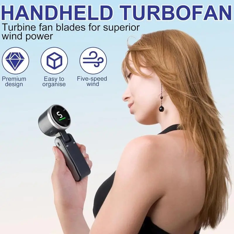 Ultimate Portable Turbo Fan — Instant Ice-Cool Breeze Anywhere