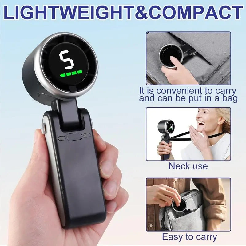 Ultimate Portable Turbo Fan — Instant Ice-Cool Breeze Anywhere