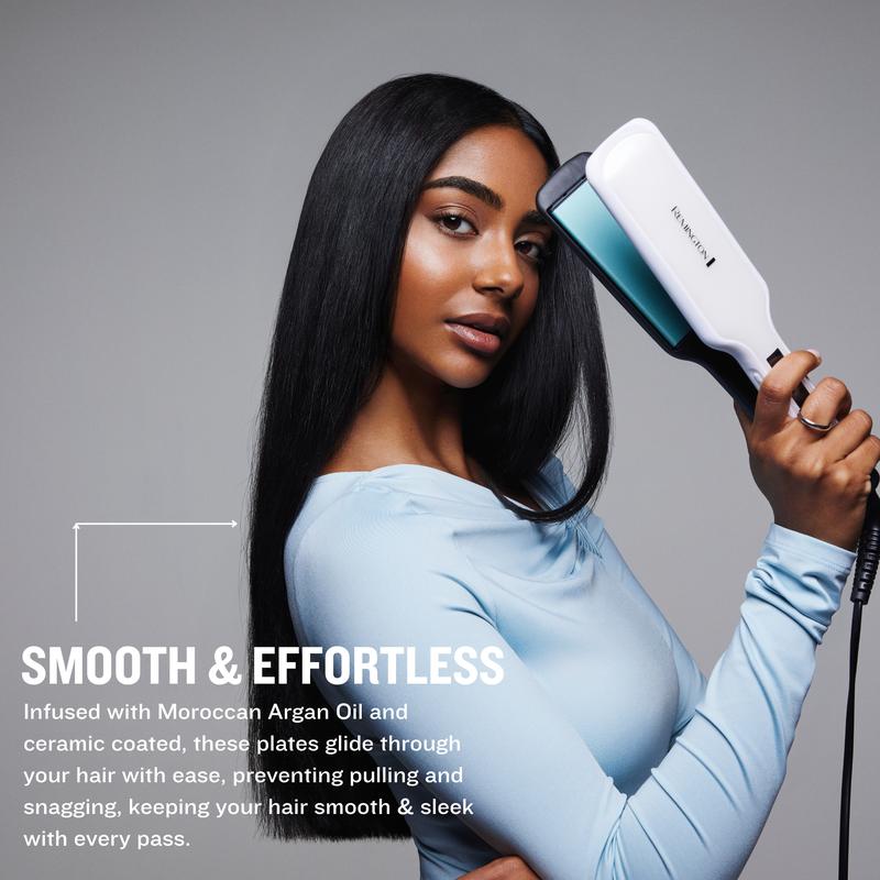 Keratin & Moroccan Argan Oil Infused Hair Straightener