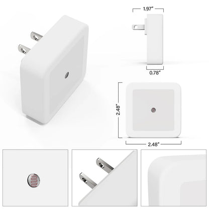 Smart Dusk-to-Dawn LED Night Light (6-Pack)