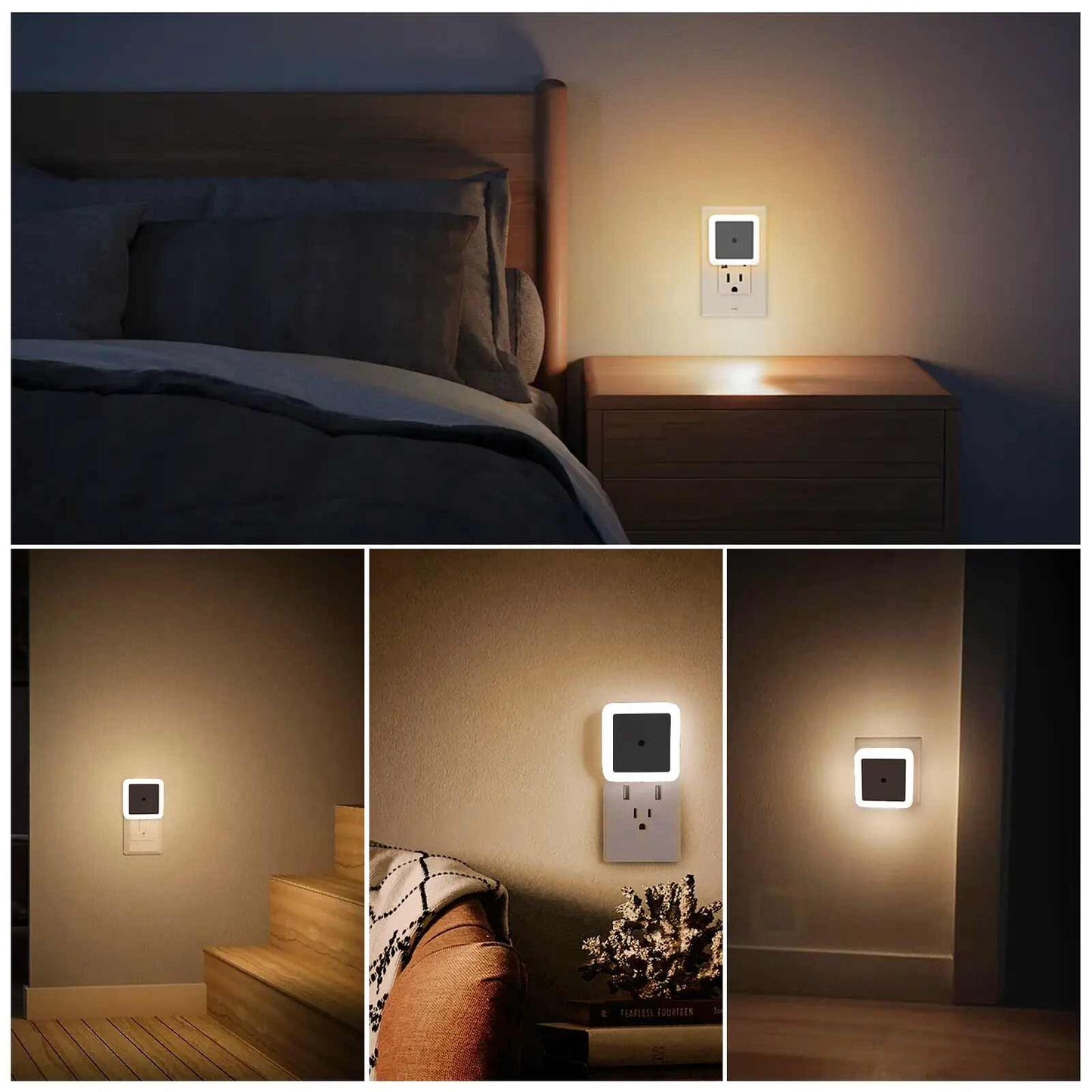 Smart Dusk-to-Dawn LED Night Light (6-Pack)