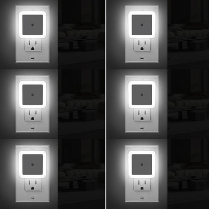 Smart Dusk-to-Dawn LED Night Light (6-Pack)