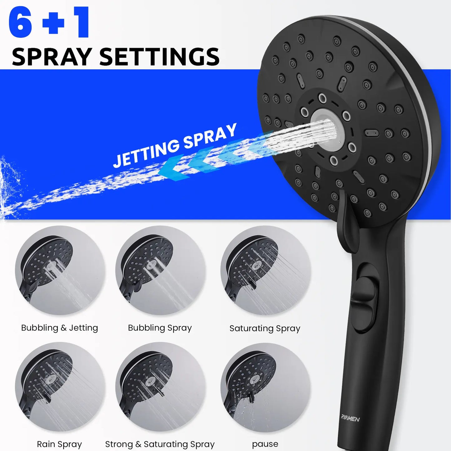 Ryamen Dual Shower Head