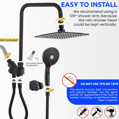 Ryamen Dual Shower Head