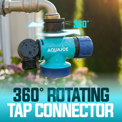 Multi-Function Outdoor Faucet and Garden Hose Tap Connector