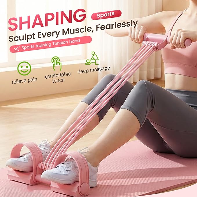 Full Body Pedal Resistance Band Trainer
